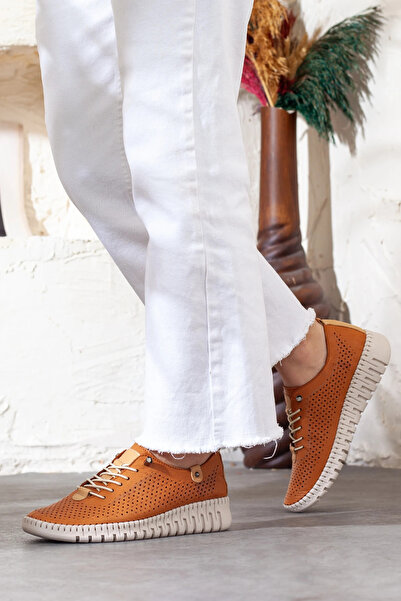 Adım Adım Genuine Leather Extra Light and Flexible Orthopedic Shoes