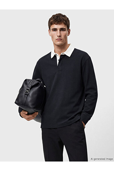 LC Waikiki سترة رياضية للرجال بياقة روبا قابلة للطي من UZG STORE