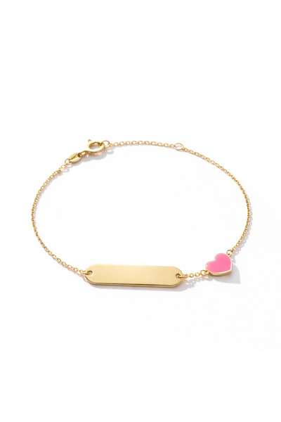 MOSV Heart Bracelet for Kids, Adjustable Length