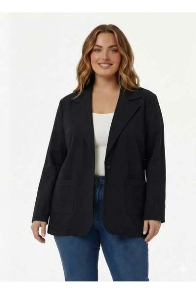 RMG Jachetă fără căptușeală, mărime mare, neagră