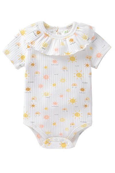 Bambimici - Multicolor Short Sleeve Bodysuit, 3M to 12M