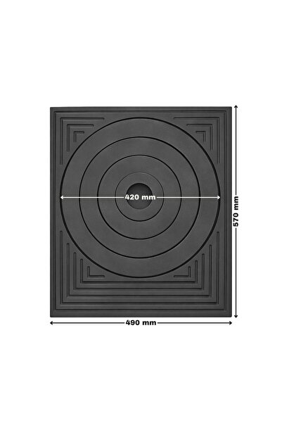 drob Чугунен котлон с една горелка 570 x 490 мм