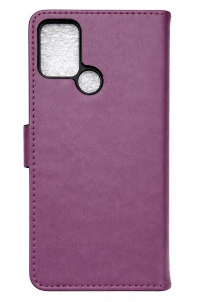New Face Zengemtx Tecno Pova Case Tr S Plus Flip Cover Case (115709) - Burgundy
