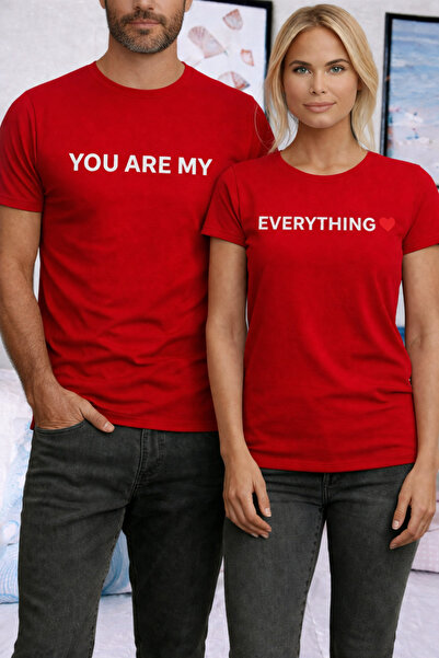 VODEXA Tricou oversize unisex Imprimat cu textul „I AM EVERYTHING”, 100% bumb...
