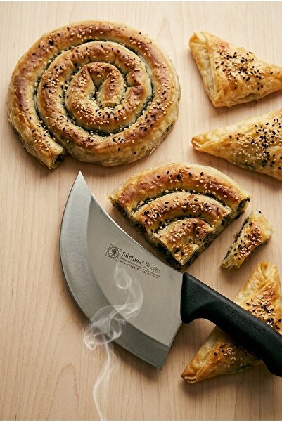 AKYUZHOME Börek Pide Pizza Kesme Bıçağı Paslanmaz Çelik Profesyonel Sürmene B...