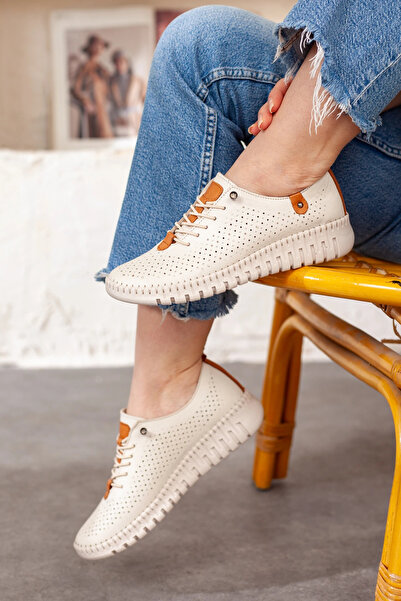 Adım Adım Genuine Leather Extra Light and Flexible Orthopedic Shoes