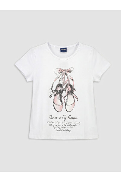 LC Waikiki Printed Girls' T-Shirt and Shorts