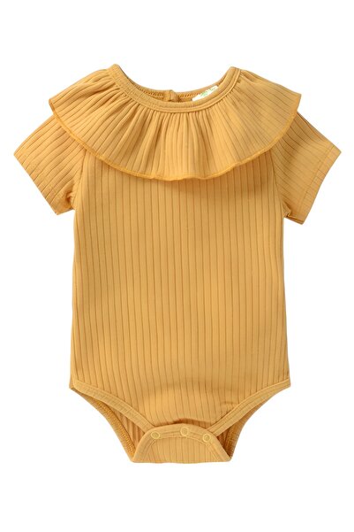 Bambimici - Multicolor Short Sleeve Bodysuit, 3M to 12M