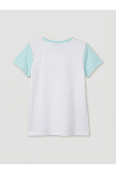 LC Waikiki Crew Neck Printed Girl's T-Shirt