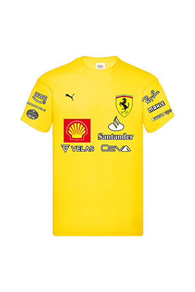 Fruit of the loom Tricou gildan imprimat dtf formula 1 Ferrari Fan Sainz Leclerc