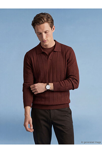 LC Waikiki Men's Triko Pullover with Turn-Down Roba Collar from Uzg Store for...