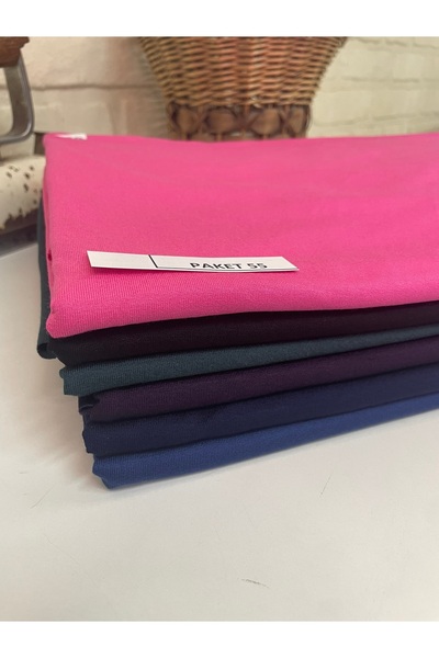 EGE DESIGN Viscon Lyc Combed Cotton 6 Color Packages Total 9.50 /11.00 Meters