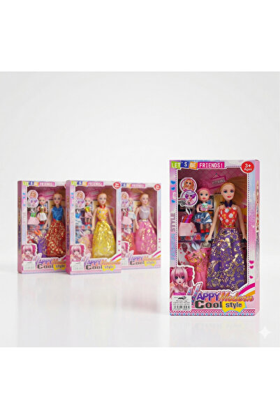 Bionic Happy Modern Cool Style Doll Set: 32cm Fashion Doll with 6 Changeable ...