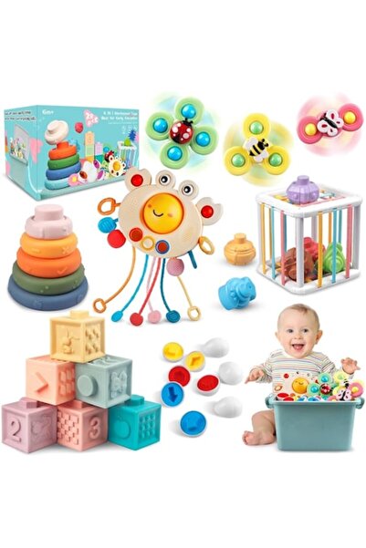indiggo SmartPlay 6-in-1 Montessori Educational Toy Set