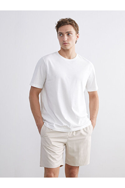 LC Waikiki Beige Knee Length Basic Men's Swim Shorts