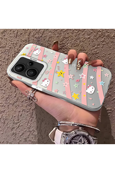 ARTISHELL Redmi Note 13 Pro Plus+ 5G Uyumlu Çizgi Film Kedi Desenli Şık Düşme...