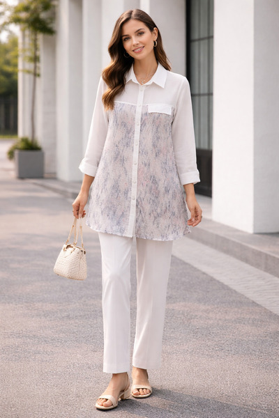 FUAT GÜRSEN Туника с мъниста