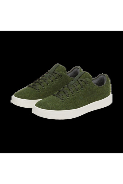 Allbirds حذاء رجالي من الصوف - أخضر غابوي (نعل أبيض طبيعي)