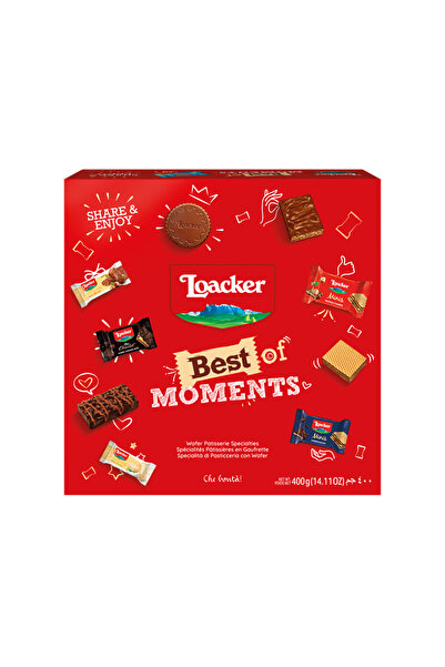 Loacker Best Of Moments 400 g (Karışık Premium Gofret ve Çikolata Seçkisi)