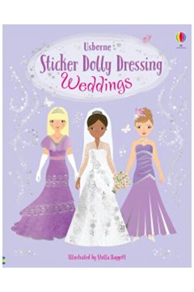 Usborne Publishing Sticker Dolly Dressing Weddings