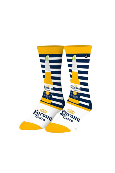 odd sox X CORONA EXTRA ΚΑΛΤΣΕΣ ΤΥΠΟΥ CREW ΜΕ ΡΙΓΕΣ