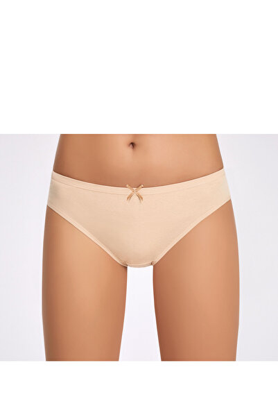 İlke Slip/chiloți colorați din elastan pentru femei, pachet de 12