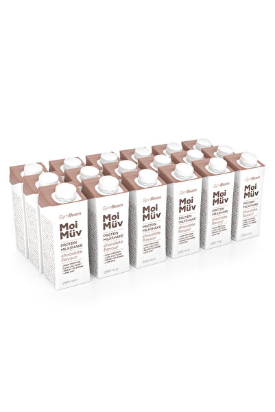 GymBeam MoiMüv Milkshake Proteic, 18 x 250 ml, ciocolată
