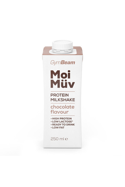 GymBeam MoiMüv Milkshake Proteic, 250 ml, ciocolată