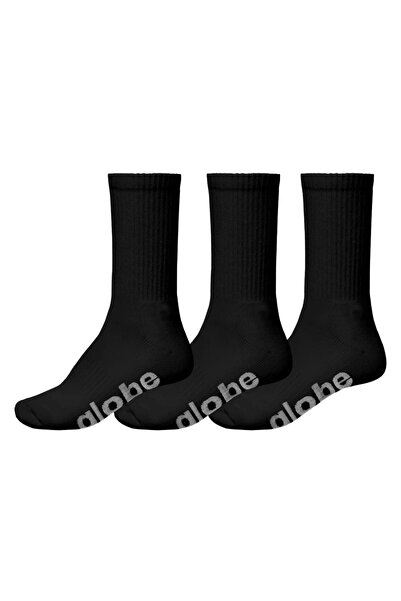 Globe OG STEALTH ΚΑΛΤΣΕΣ ΤΥΠΟΥ CREW, ΣΕΤ 3 ΤΕΜΑΧΙΩΝ ΜΕ ΘΗΚΗ, ΜΑΥΡΕΣ