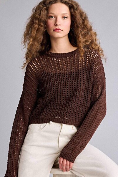 DeFacto Regular Fit Kayık Collar Sweater H1836Ax26Sp