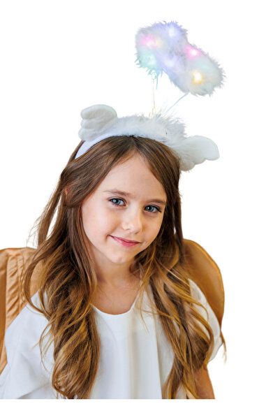 fustite cu luminite Angel Halo Crown with Stage Lights - Universal