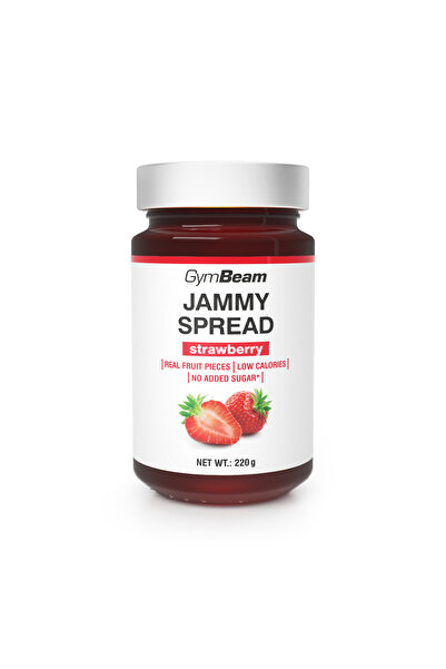 GymBeam Gem de căpșuni, 220 g, căpșuni