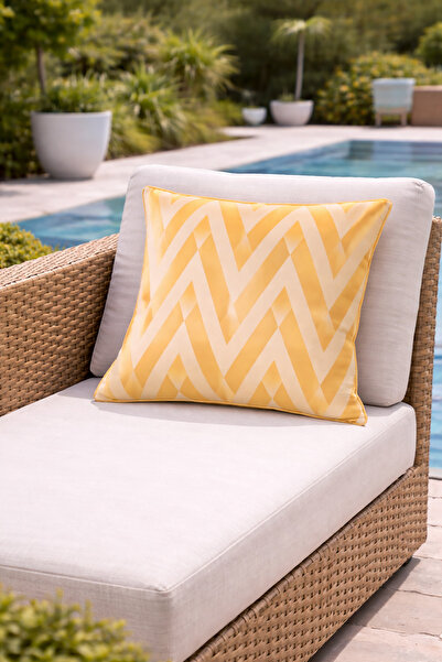 QUBA DECO Διακοσμητικό εξωτερικού χώρου αδιάβροχο κάλυμμα μαξιλαριού, ανθεκτι...