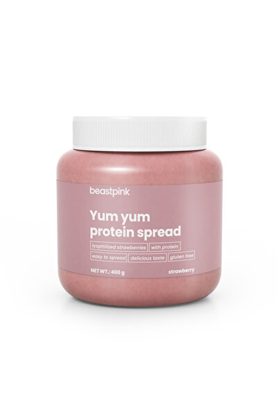 GymBeam Yum Yum Proteine, 400 g, căpșuni