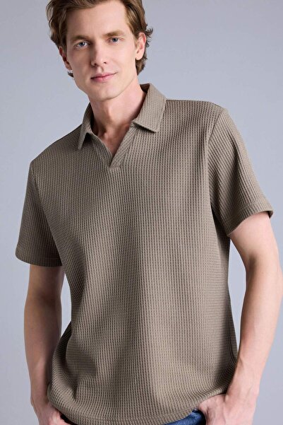 DeFacto Regular Fit Short Sleeve Polo T-Shirt F9862Ax26Sp