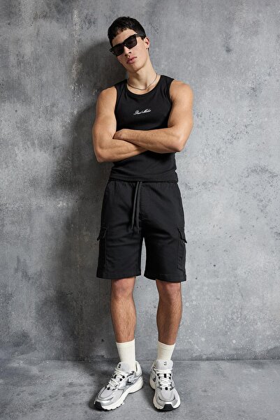 Bershka Normal kesim kargo bermuda