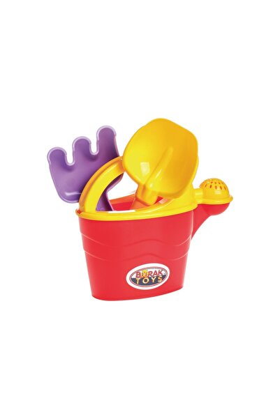 burak toys Set jucarie pentru nisip, stropitoare, grebla si lopatica pentru c...