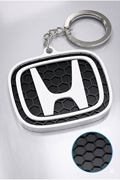 AKT Honda Logolu Anahtarlık – Hediyelik 5x5 cm Tasarım Araba Anahtarlığı – Da...