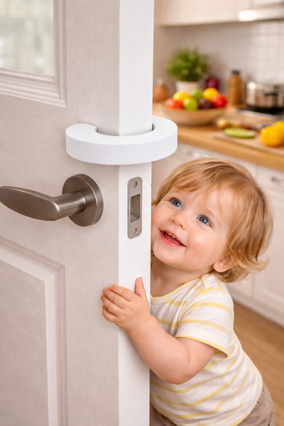 Arvital Door Anti-Collision Set of 4 Baby Child Safety Door Stopper Anti-Finger Pinch