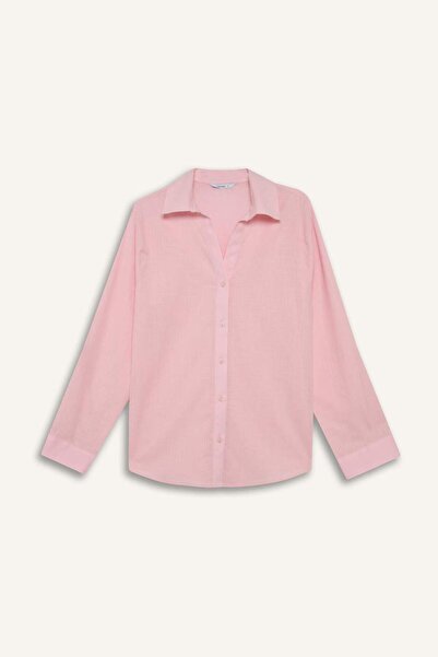 DeFacto Regular Fıt Uzun Kollu Gömlek H1546AX26SP