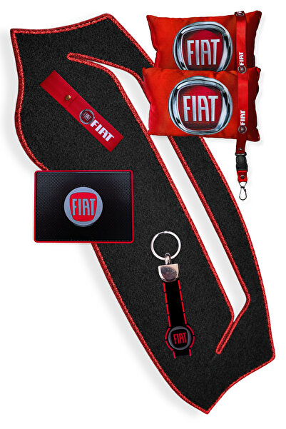 TUSBA MARKET Fiat Fiorino Compatible Dashboard Carpet & Digital Printed Car C...