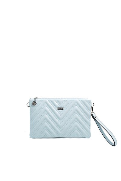 Silver Polo Silver & polo sp1250 women's portfolio & clutch crash blue-blue