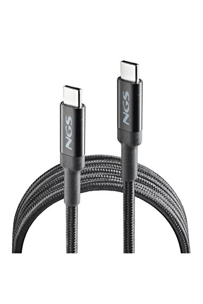 NGS Cablu USB-C - USB-C KNOT 100W-2 2m 100W negru