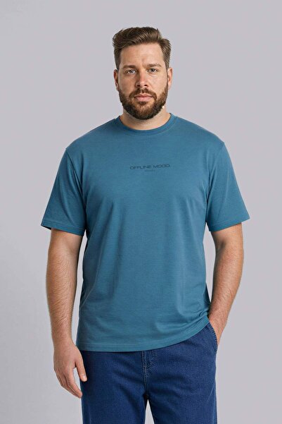 DeFacto Μπλουζάκι με ίσια γραμμή και στάμπα, κοντομάνικο H1159AX26SM