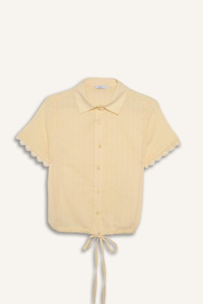 DeFacto Baby Collar Textured Shirt H0208Ax26Sp