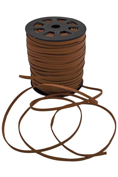 Nusrat Bilişim Bag Accessory 4 mm Milky Brown Color Synthetic Leather Cord 5 ...