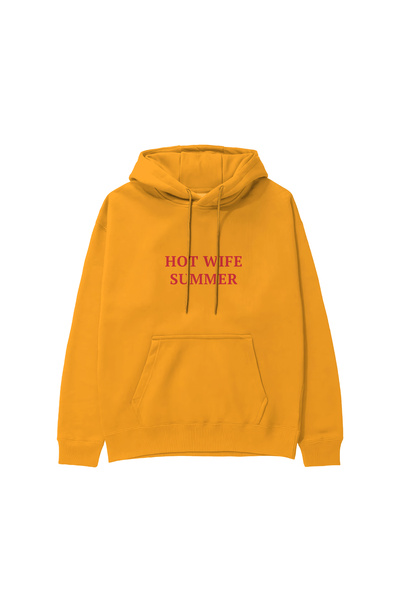 The Lucid Lab Hot Wife Summer Hoodie - Orange