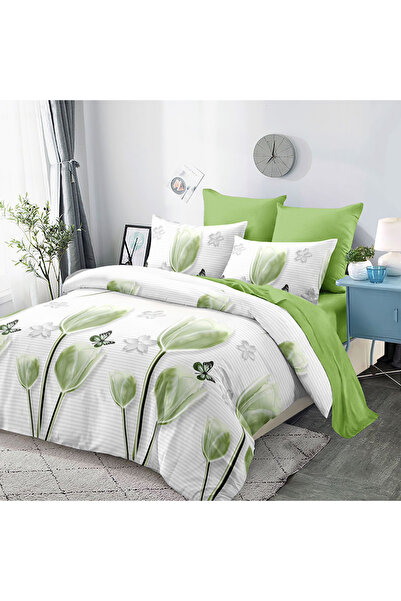 OEM Lenjerie de pat pentru pat dublu 2 persoane, CVA din Finet, 6 piese, DREA...