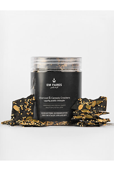 Em fares bakery Charcoal and Seeds Crackers