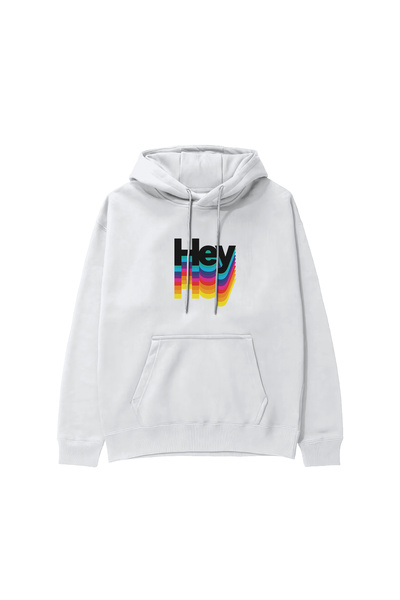 The Lucid Lab Hey Hoodie - White